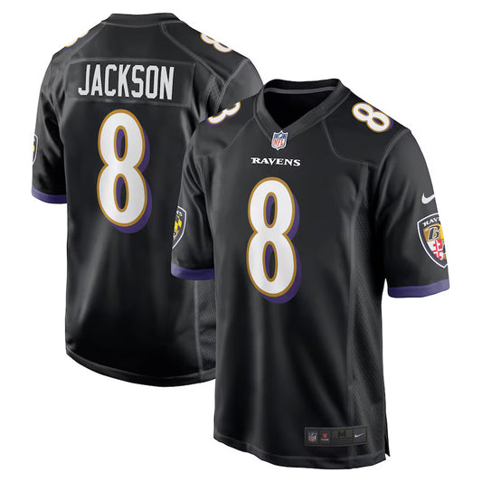 Lamar Jackson Baltimore Ravens Nike Alternate Game Player Jersey - Black