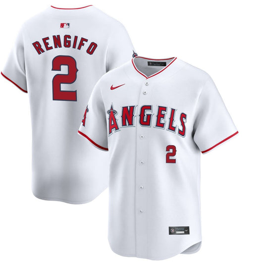 Luis Rengifo Los Angeles Angels Nike Home Replica Player Jersey - White