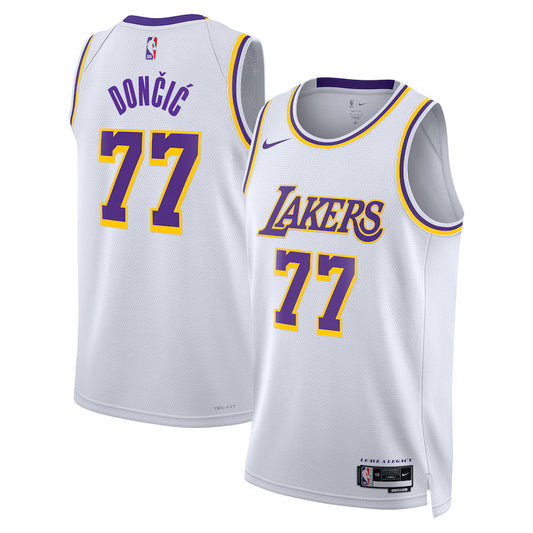 Luka Dončić Los Angeles Lakers Nike Swingman Association Jersey - White