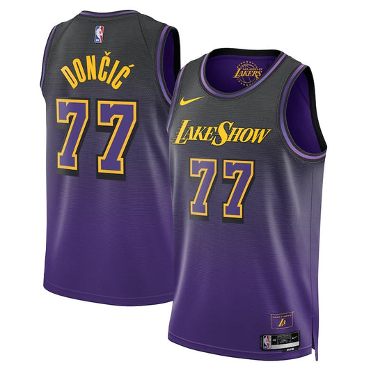 Luka Dončić Los Angeles Lakers 2024/2025 Nike Swingman City Jersey - Purple