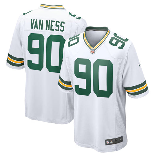 Lukas Van Ness Green Bay Packers Nike Game Player Jersey - White