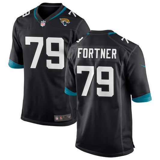 Luke Fortner Jacksonville Jaguars Nike Alternate Game Player Jersey - Black