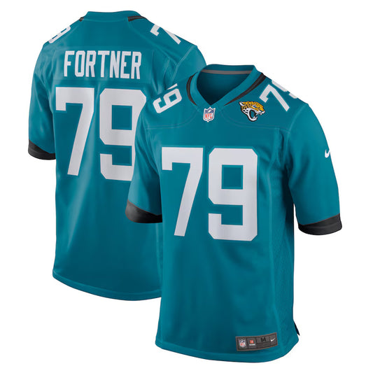 Luke Fortner Jacksonville Jaguars Nike Game Player Jersey - Teal