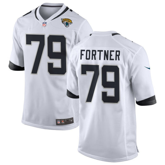 Luke Fortner Jacksonville Jaguars Nike Game Player Jersey - White