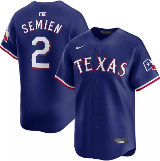 Marcus Semien Texas Rangers Nike Alternate Limited Player Jersey - Royal