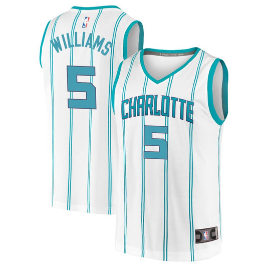 Mark Williams Charlotte Hornets Nike Swingman Association Jersey - White