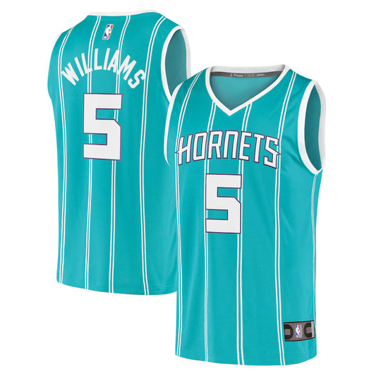 Mark Williams Charlotte Hornets Nike Swingman Icon Jersey - Teal