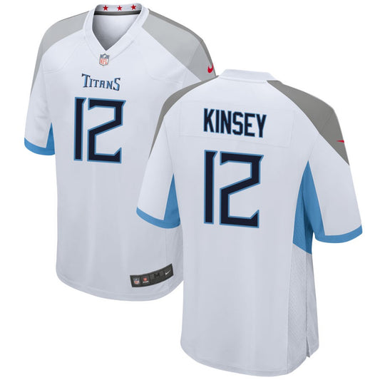 Mason Kinsey Tennessee Titans Nike Game Player Jersey - White