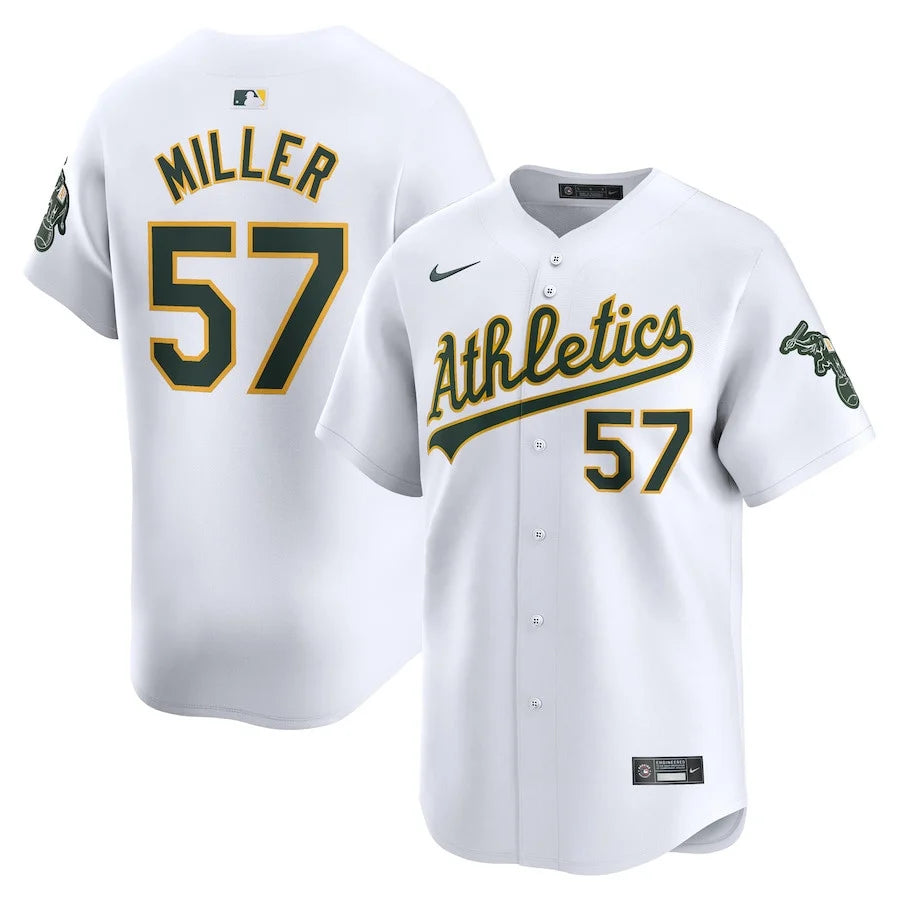 Mason Miller Athletics Nike Home Replica Player Jersey - White