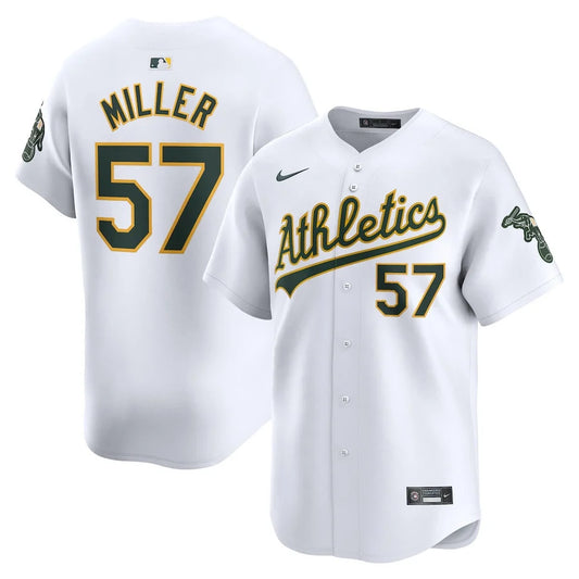 Mason Miller Athletics Nike Home Replica Player Jersey - White