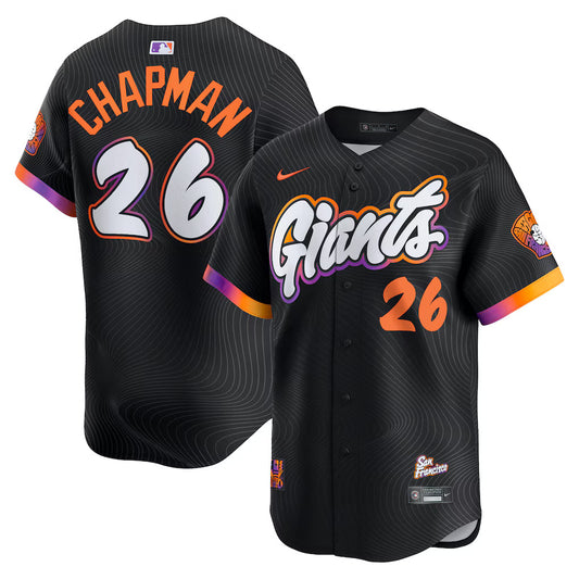 Matt Chapman San Francisco Giants 2025 Nike City Connect Limited Player Jersey - Black