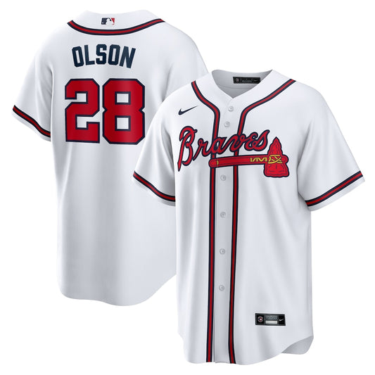 Matt Olson Atlanta Braves Nike Home Replica Player Jersey - White