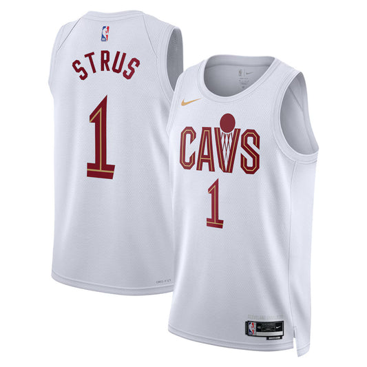 Max Strus Cleveland Cavaliers Nike Swingman Association Jersey - White
