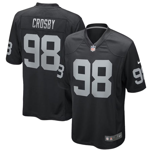 Maxx Crosby Las Vegas Raiders Nike Game Player Jersey - Black