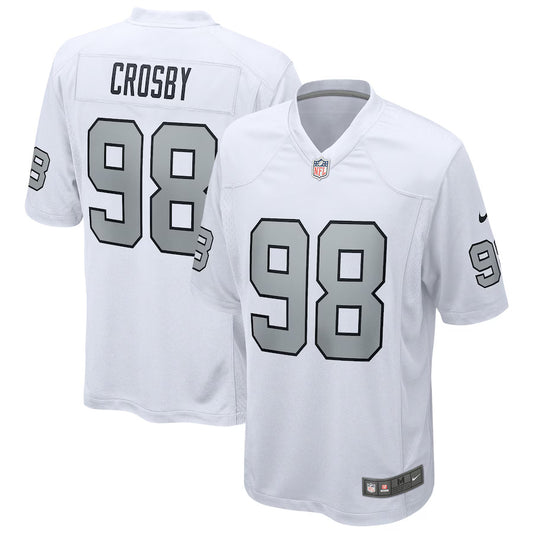 Maxx Crosby Las Vegas Raiders Nike Game Player Jersey - White