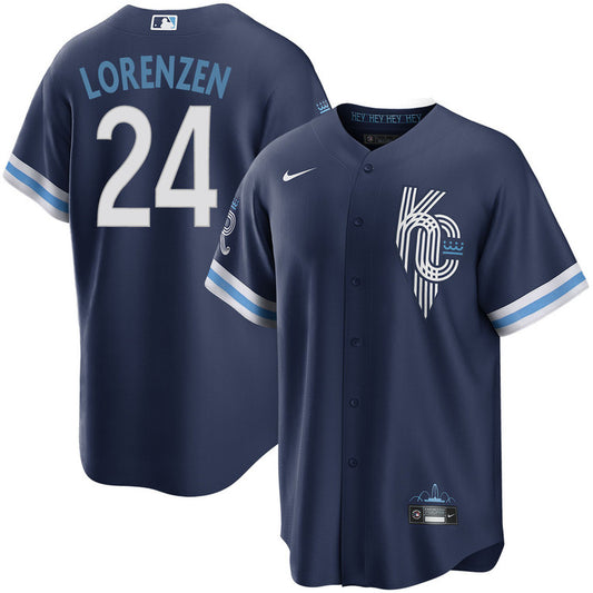 Michael Lorenzon Kansas City Royals Nike City Connect Limited Player Jersey - Navy