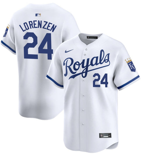 Michael Lorenzon Kansas City Royals Nike Home Replica Player Jersey - Navy