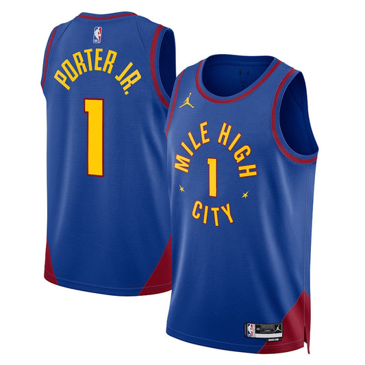 Michael Porter Jr. Denver Nuggets Nike Swingman Statement Jersey - Blue