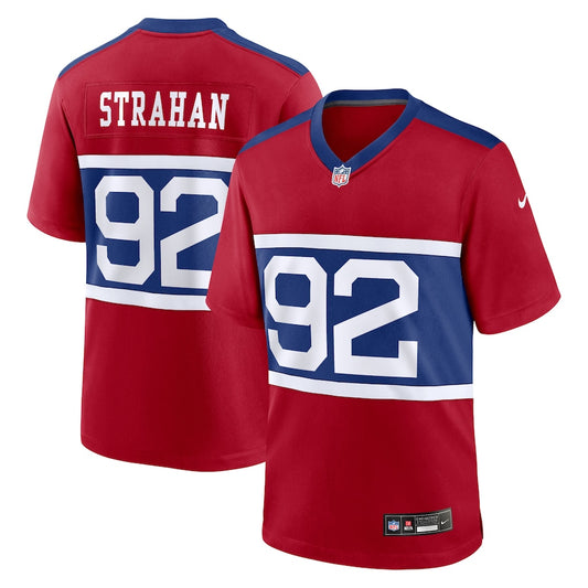 Michael Strahan New York Giants Throwback Player Jersey - Red