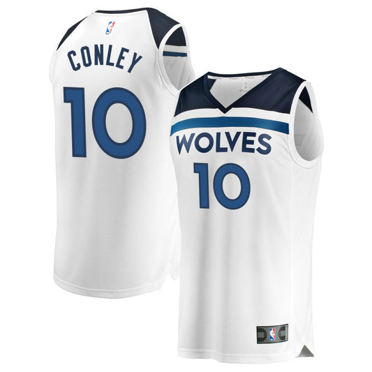 Mike Conley Minnesota Timberwolves Nike Swingman Association Jersey - White
