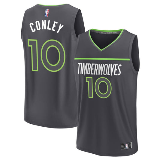 Mike Conley Minnesota Timberwolves Nike Swingman Statement Jersey - Charcoal