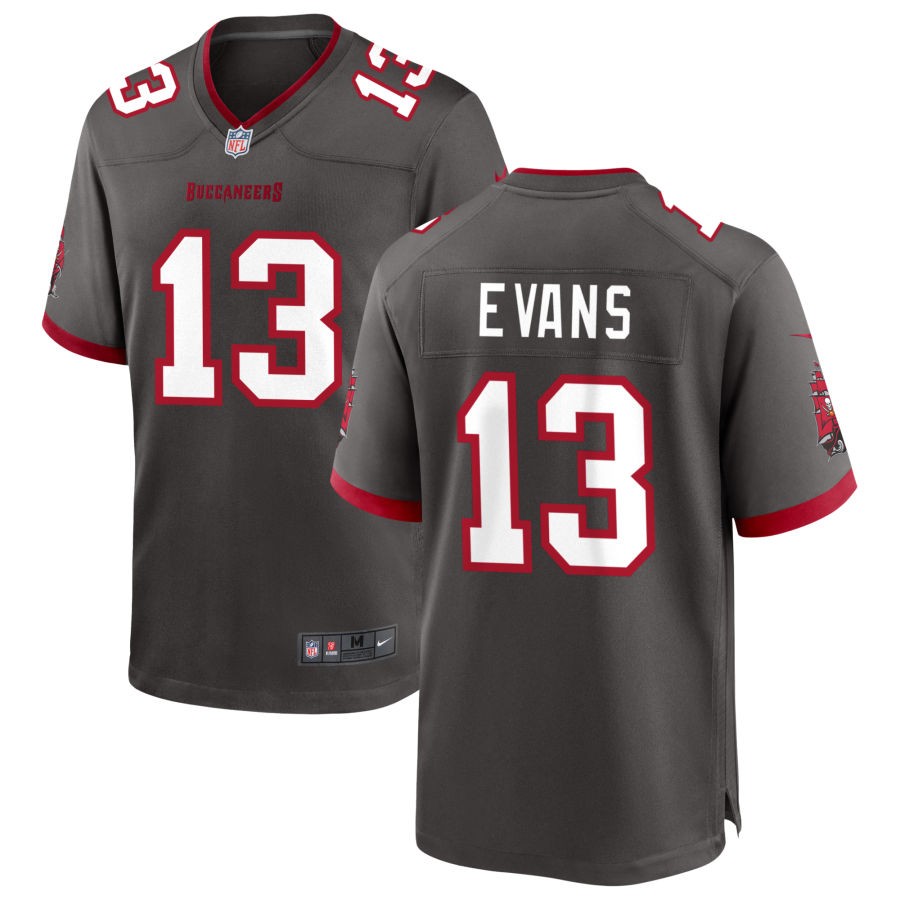 Mike Evans Tampa Bay Buccaneers Nike Alternate Game Player Jersey - Pewter