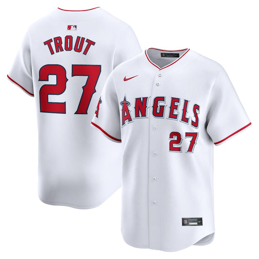 Mike Trout Los Angeles Angels Nike Home Replica Player Jersey - White