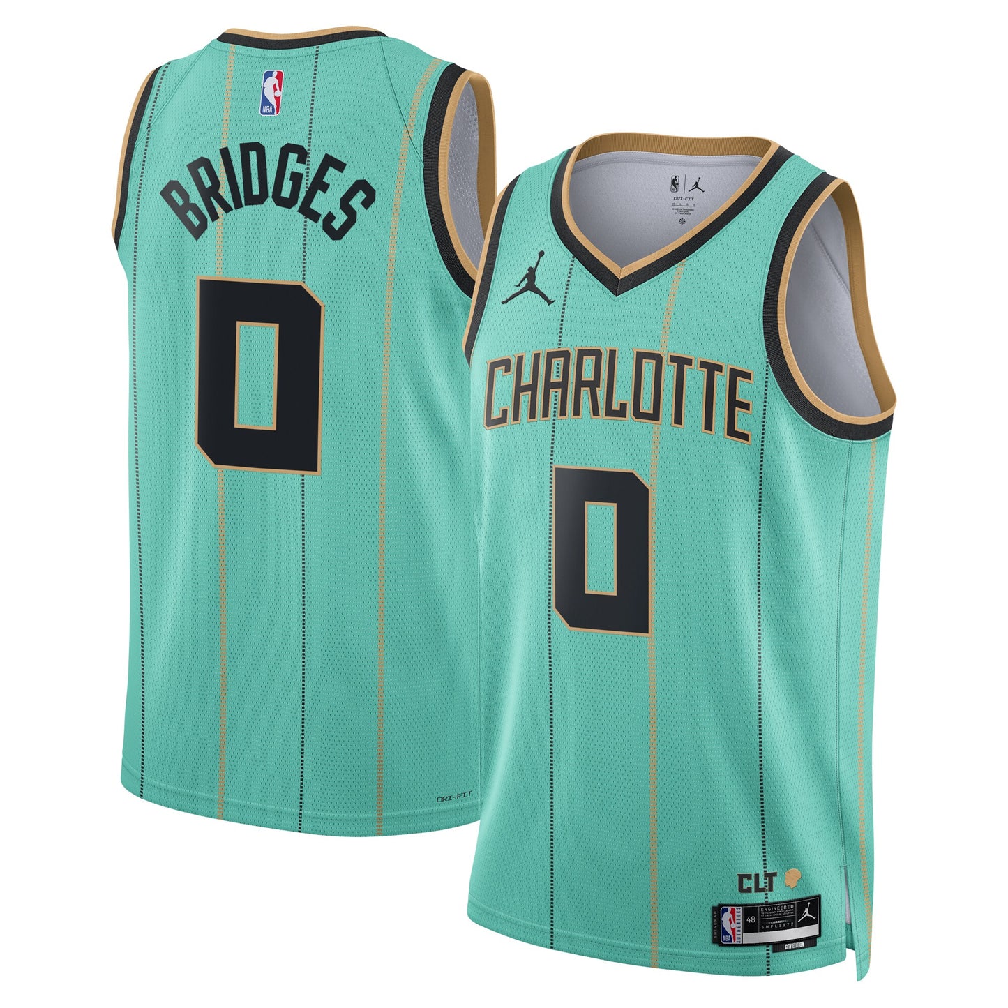 Miles Bridges Charlotte Hornets 2024/2025 Nike Swingman City Jersey - Mint