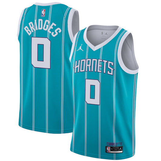 Miles Bridges Charlotte Hornets Nike Swingman Icon Jersey - Teal