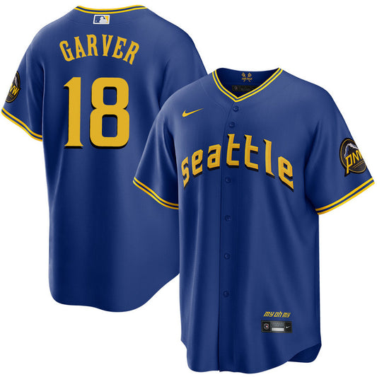Mitch Garver Seattle Mariners Nike City Connect Limited Player Jersey - Royal
