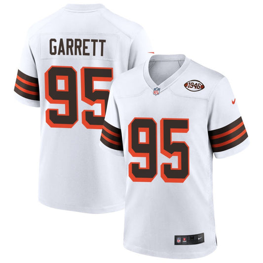Myles Garrett Cleveland Browns Nike 1946 Collection Game Player Jersey - White