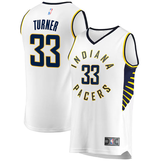 Myles Turner Indiana Pacers Nike Swingman Association Jersey - White