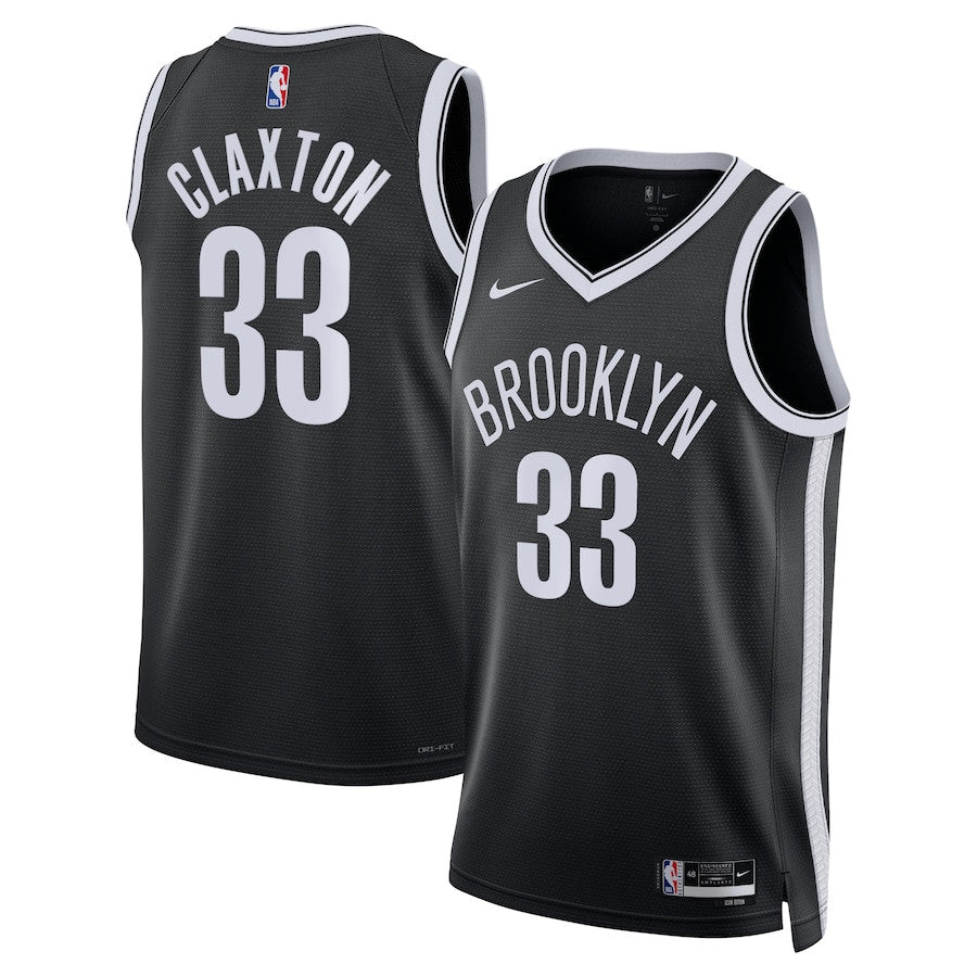 Nic Claxton Brooklyn Nets Nike Swingman Icon Jersey - Black