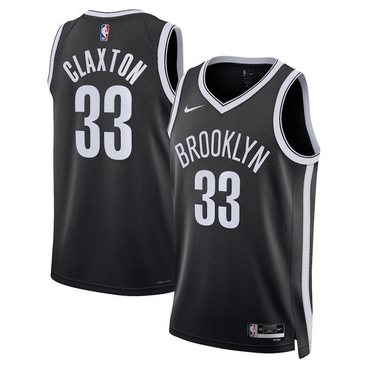 Nic Claxton Brooklyn Nets Nike Swingman Icon Jersey - Black