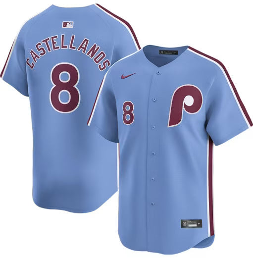 Nick Castellanos Philadelphia Phillies Nike Alternate Limited Player Jersey - Light Blue