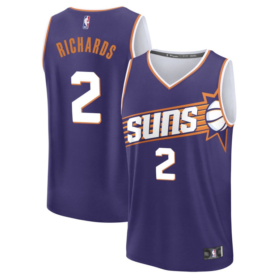 Nick Richards Phoenix Suns Nike Swingman Icon Jersey - Purple