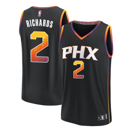 Nick Richards Phoenix Suns Nike Swingman Statement Jersey - Black