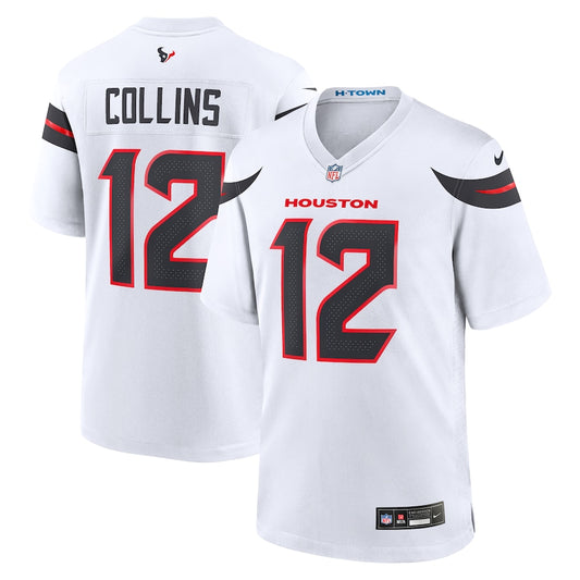 Nico Collins Houston Texans Nike Game Player Jersey - White