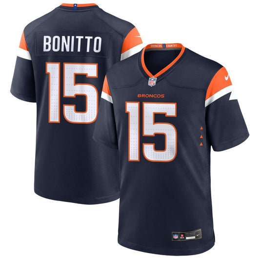 Nik Bonitto Denver Broncos Nike Alternate Game Player Jersey - Navy