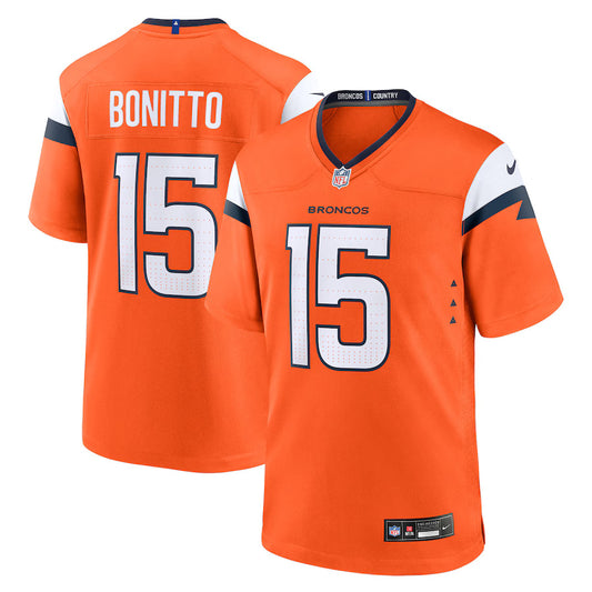 Nik Bonitto Denver Broncos Nike Game Player Jersey - Orange