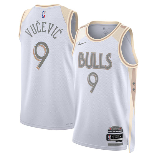 Nikola Vucevic Chicago Bulls 2024/2025 Nike Swingman City Jersey - White