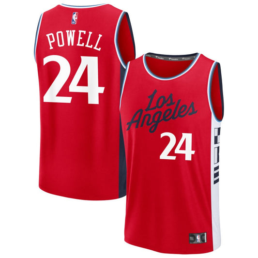 Norman Powell LA Clippers Nike Swingman Statement Jersey - Red