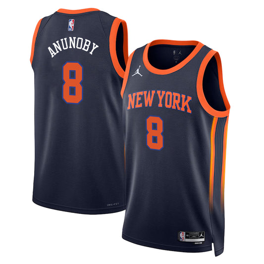 OG Anunoby New York Knicks Nike Swingman Statement Jersey - Navy