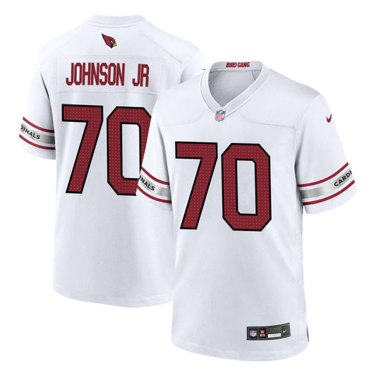 Paris Johnson Jr. Arizona Cardinals Nike Game Player Jersey - White