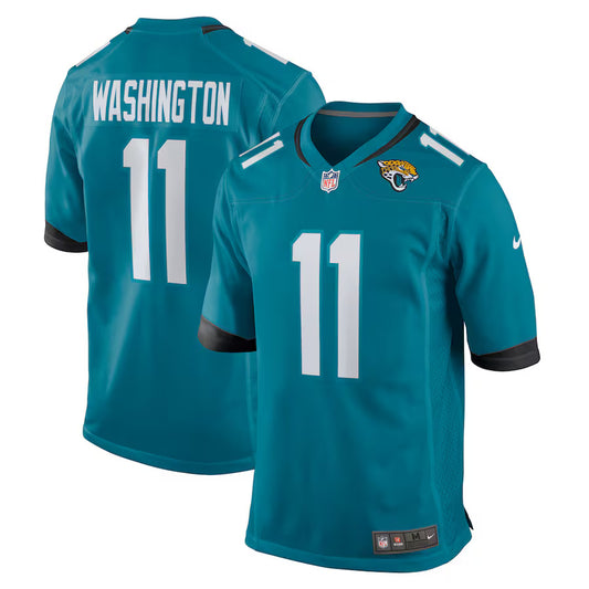 Parker Washington Jacksonville Jaguars Nike Game Player Jersey - Teal