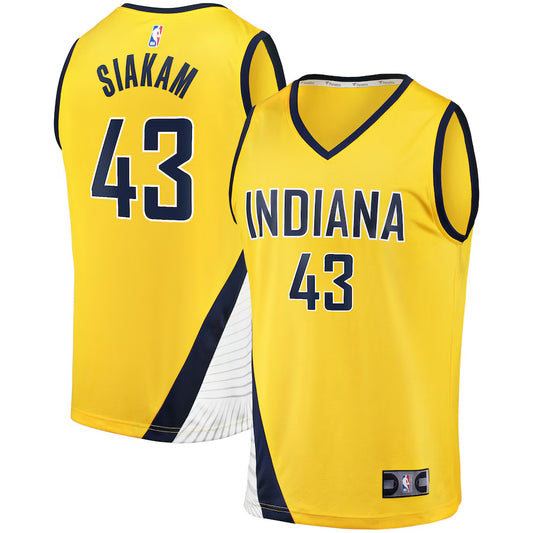 Pascal Siakam Indiana Pacers Nike Swingman Statement Jersey - Gold