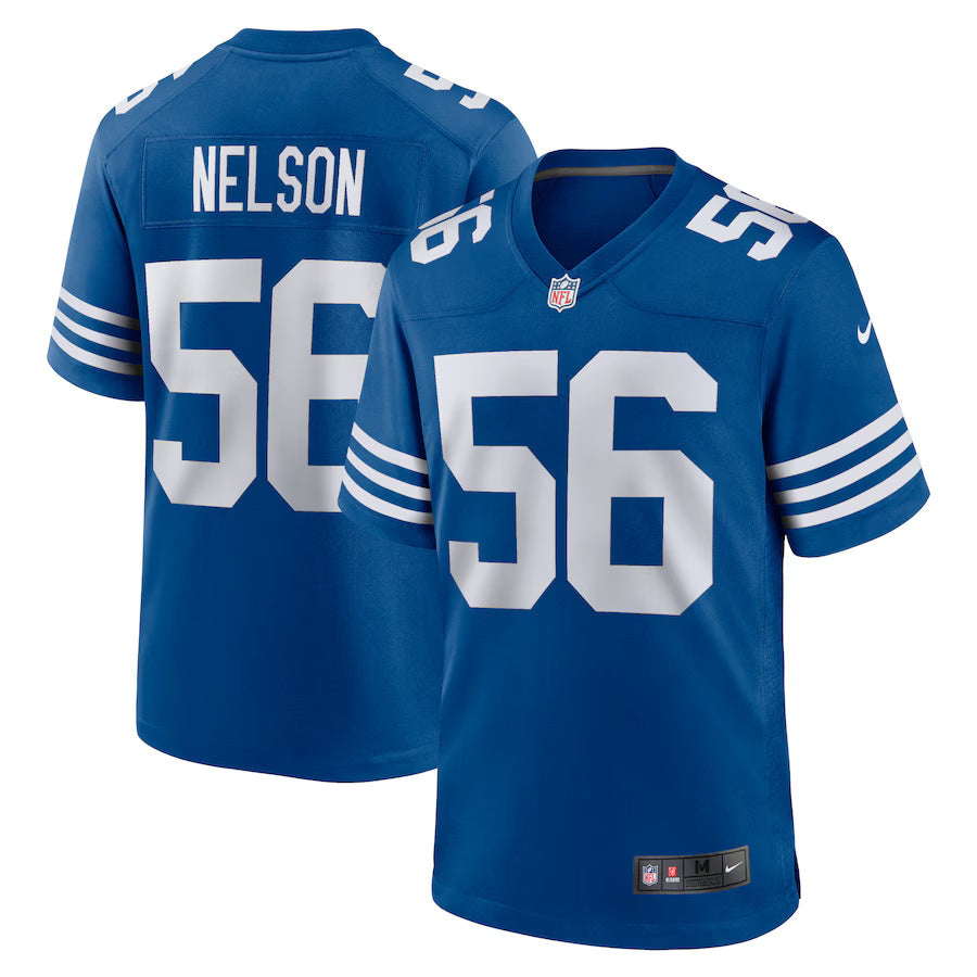 Quenton Nelson Indianapolis Colts Nike Alternate Game Player Jersey - Royal