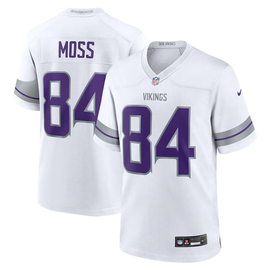 Randy Moss Minnesota Vikings Throwback Player Jersey - White