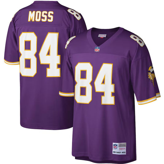 Randy Moss Minnesota Vikings Throwback Player Jersey - Purple