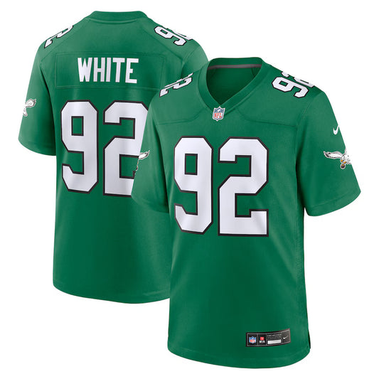 Reggie White Philadelphia Eagles Throwback Player Jersey - Kelly Green